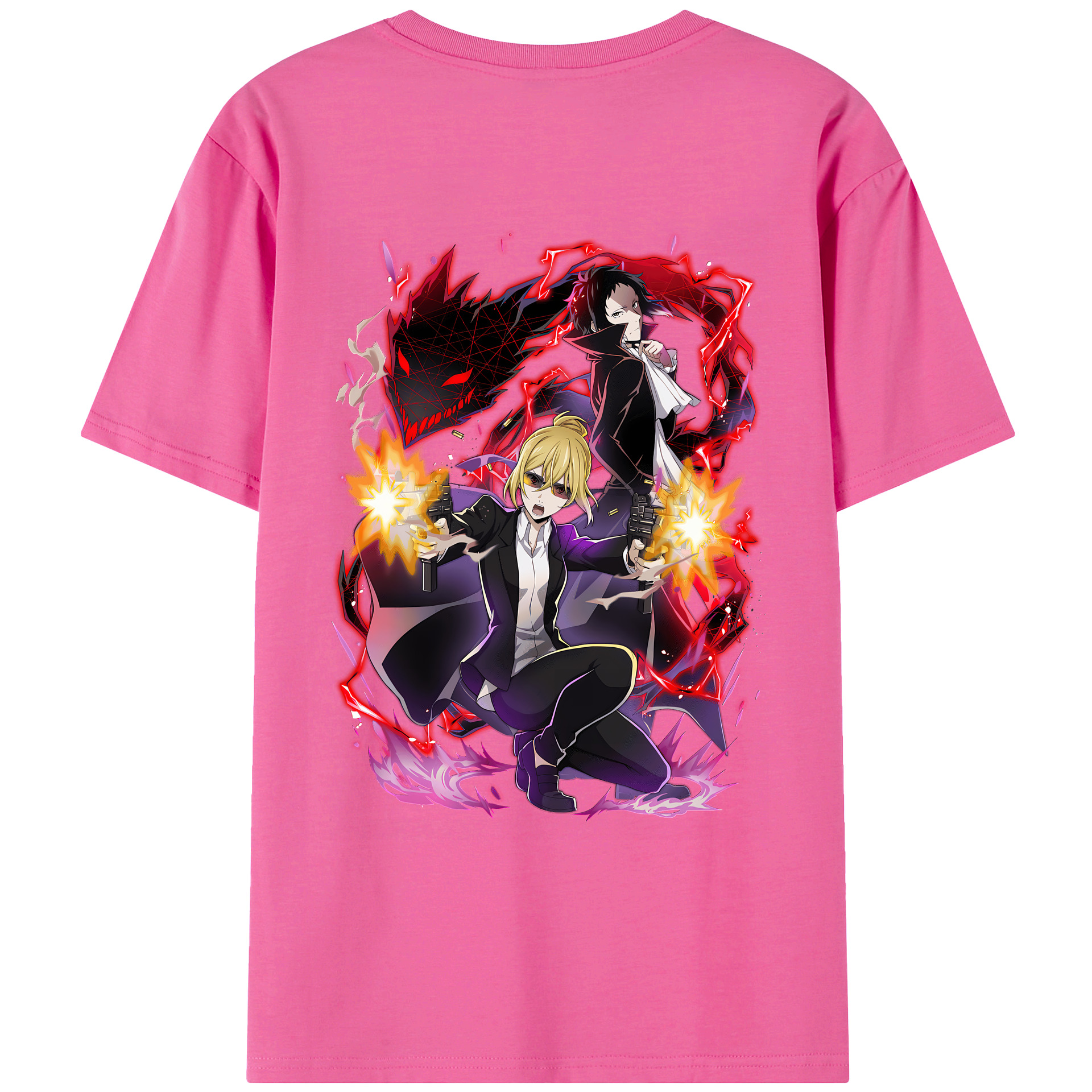 （画像用） 文豪ストレイドッグス Bungo Stray Dogs レディース半袖Tシャツ(バックプリント)